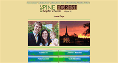 Desktop Screenshot of pineforestbaptist.org